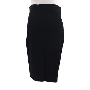Avenue Montaigne Black Pull‎ On Pencil Skirt Womens 2 Stretch